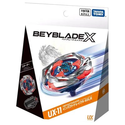 Beyblade UX Impact Drake 9-60LR (New Takara Tomy) 