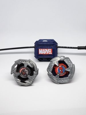 Marvel Special Beyblade X Spider-Man & Venom Set