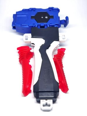 Blue Right Launcher + Grip + Rubber Extensions