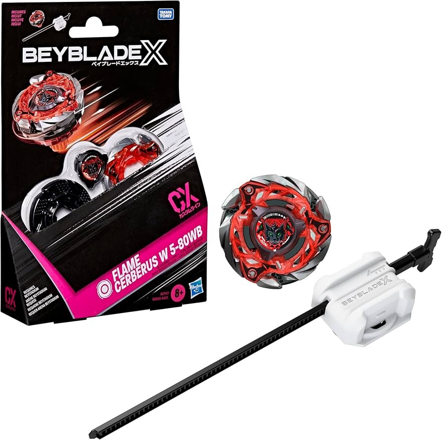 New Cerberus Flame W5-80WB - Beyblade X Beyblade available in Tunisia