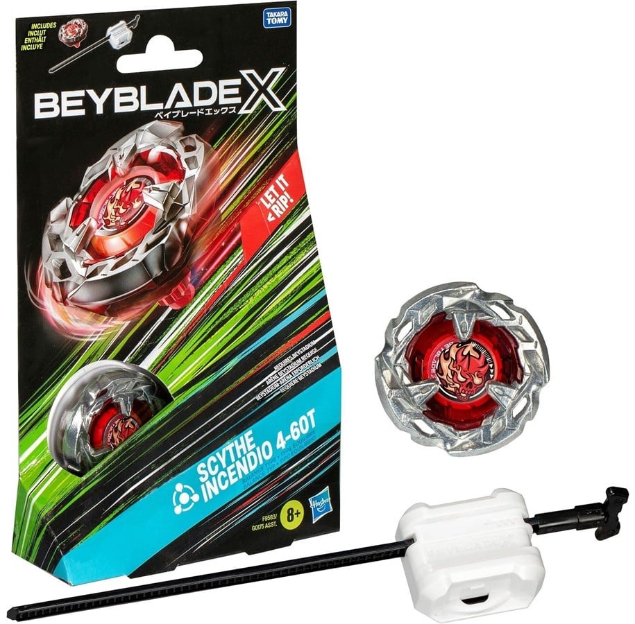 Beyblade X Scythe Incendio 4-60T (New) - Beyblade X Beyblade available in Tunisia